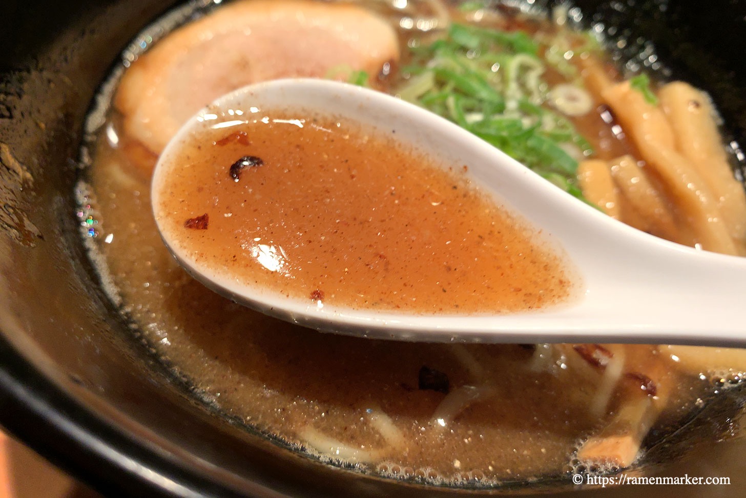 魚介とんこつラーメン スープ